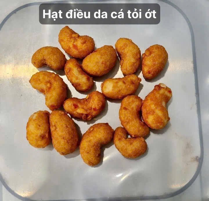 Hạt Điều Da Cá Tỏi Ớt