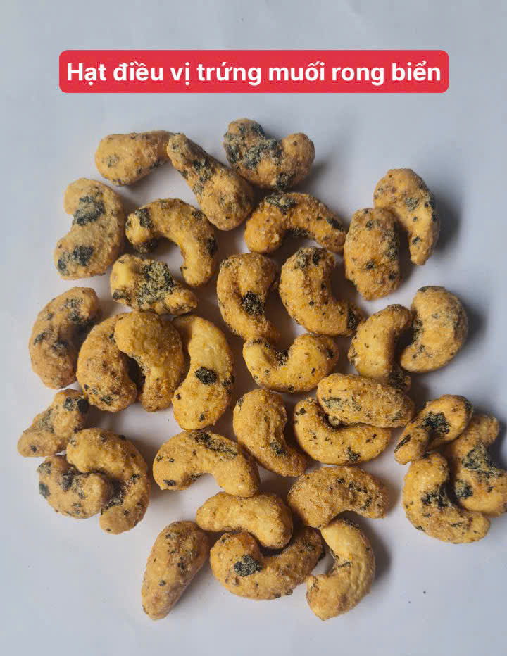 Hạt Điều Trứng Muối Rong Biển